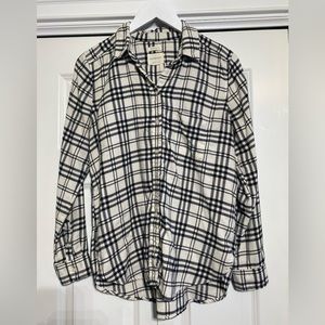 American Eagle boyfriend fit flannel size medium